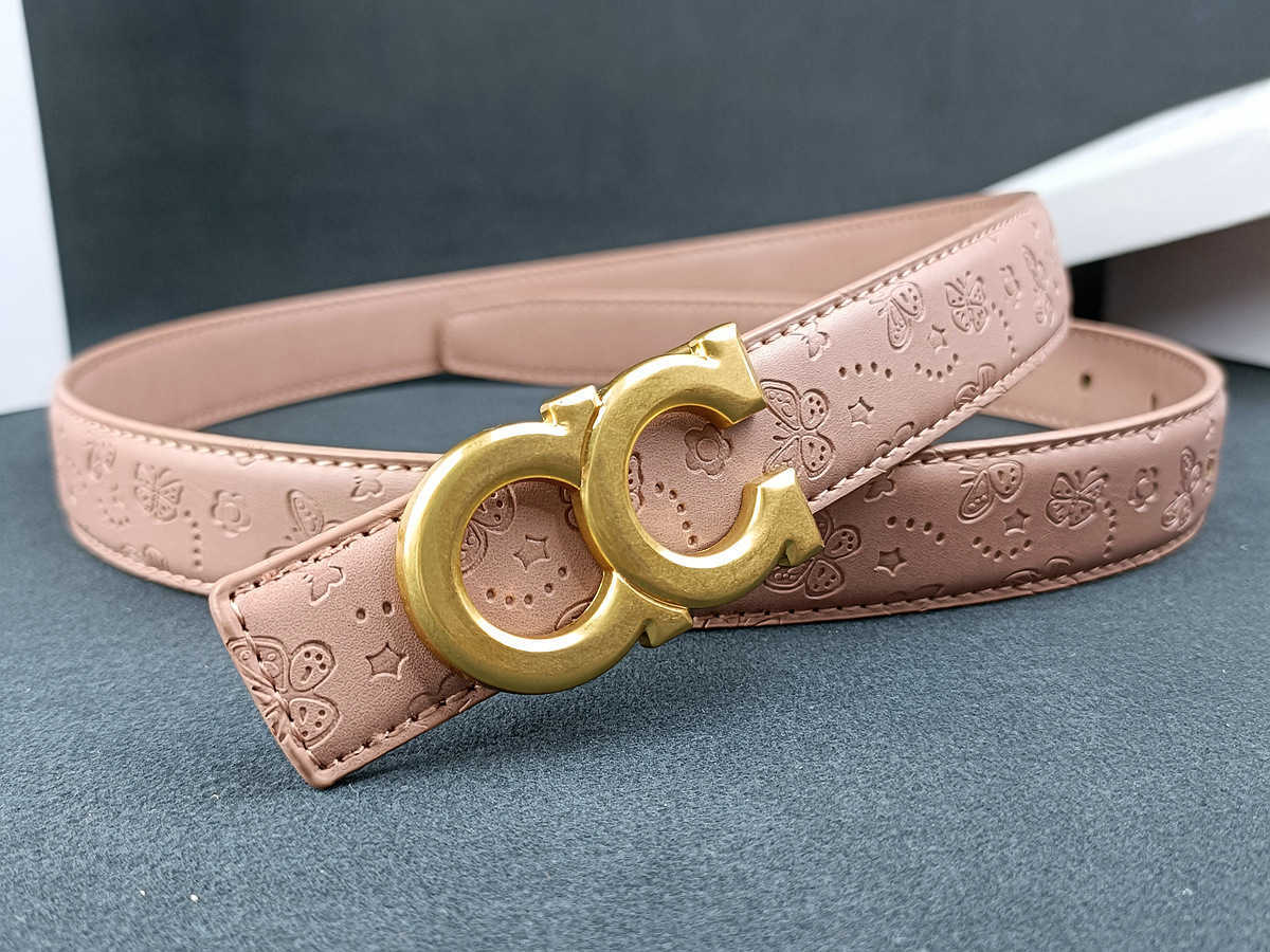 Letter Belt Ladies Belt 2025 new soft leather jeans decorative belt multi-colored four seasons Q251029