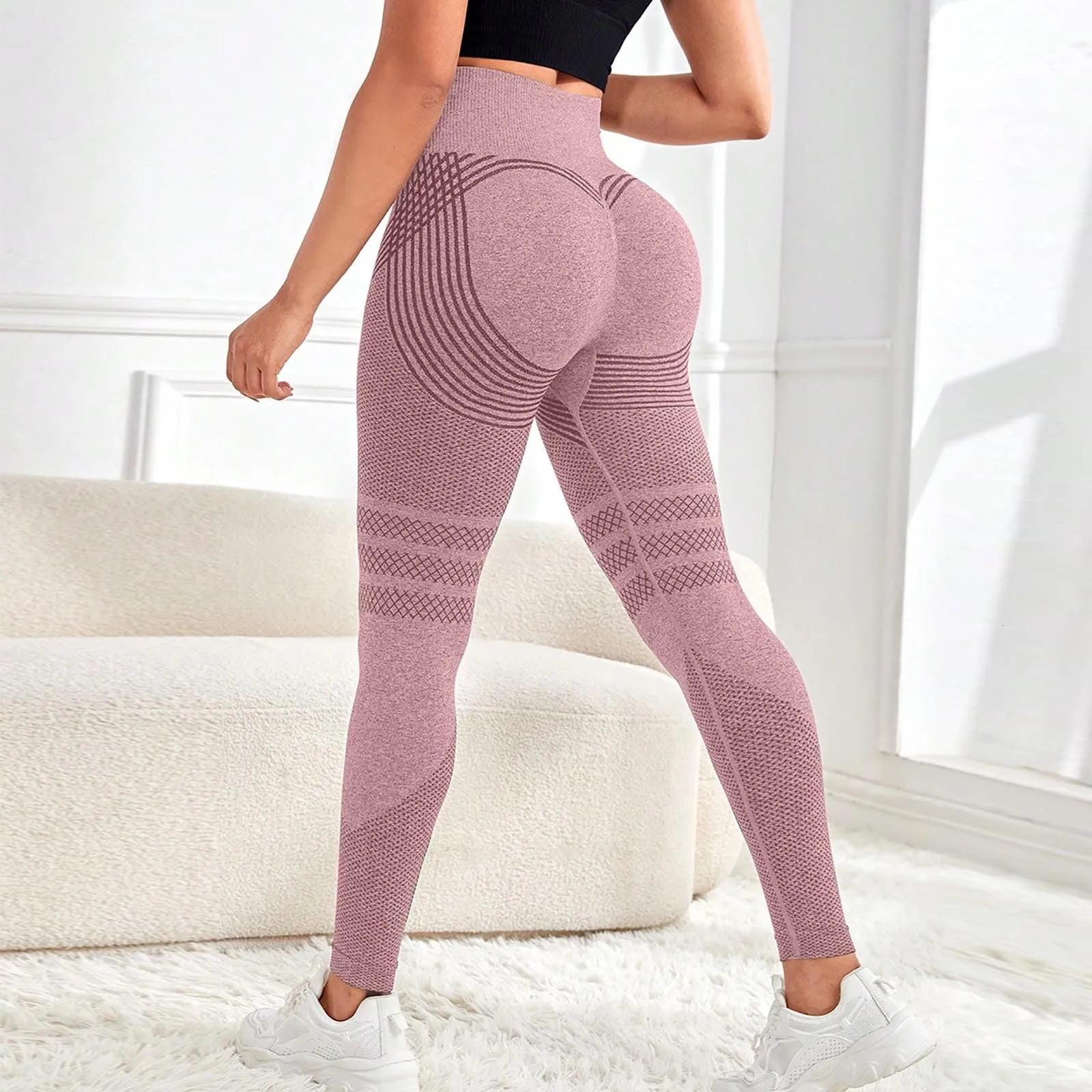 Sexy Compression Leggings Cellulite Slimming Leggings Women High Waist Seamless Push Up Opaque Sport Pants For Yoga And Fitness 251029