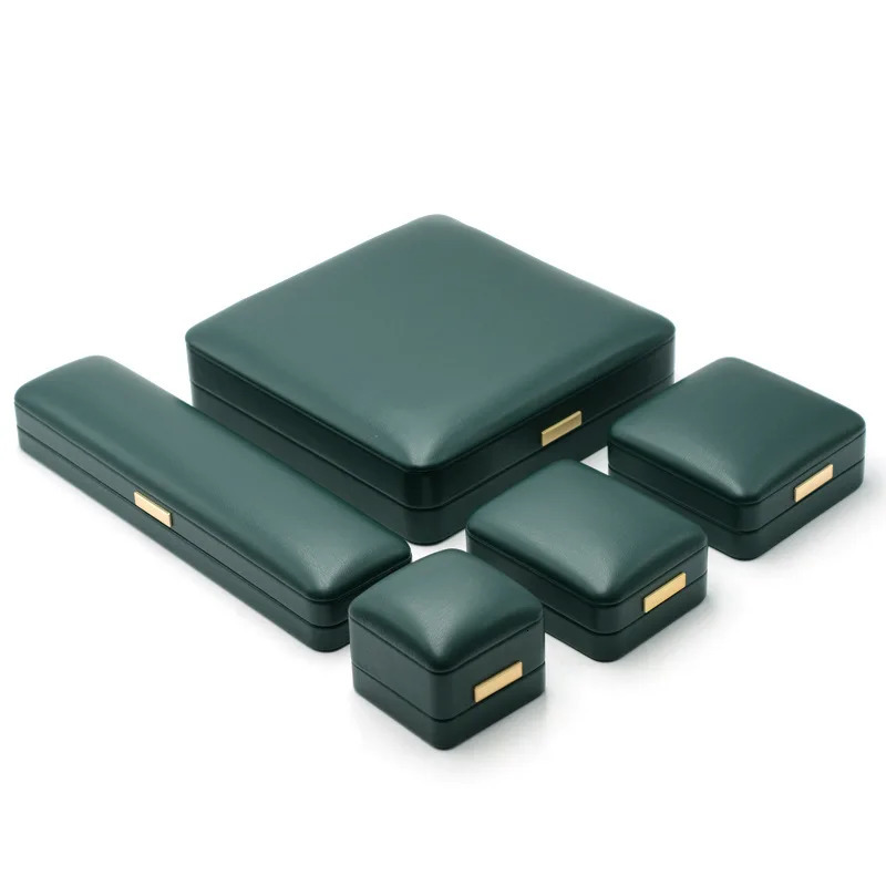 Highgrade PU Leather Jewelry Storage Box Ring Earrings Necklace Pendant Bracelet Gift Casefor Props Display 251013