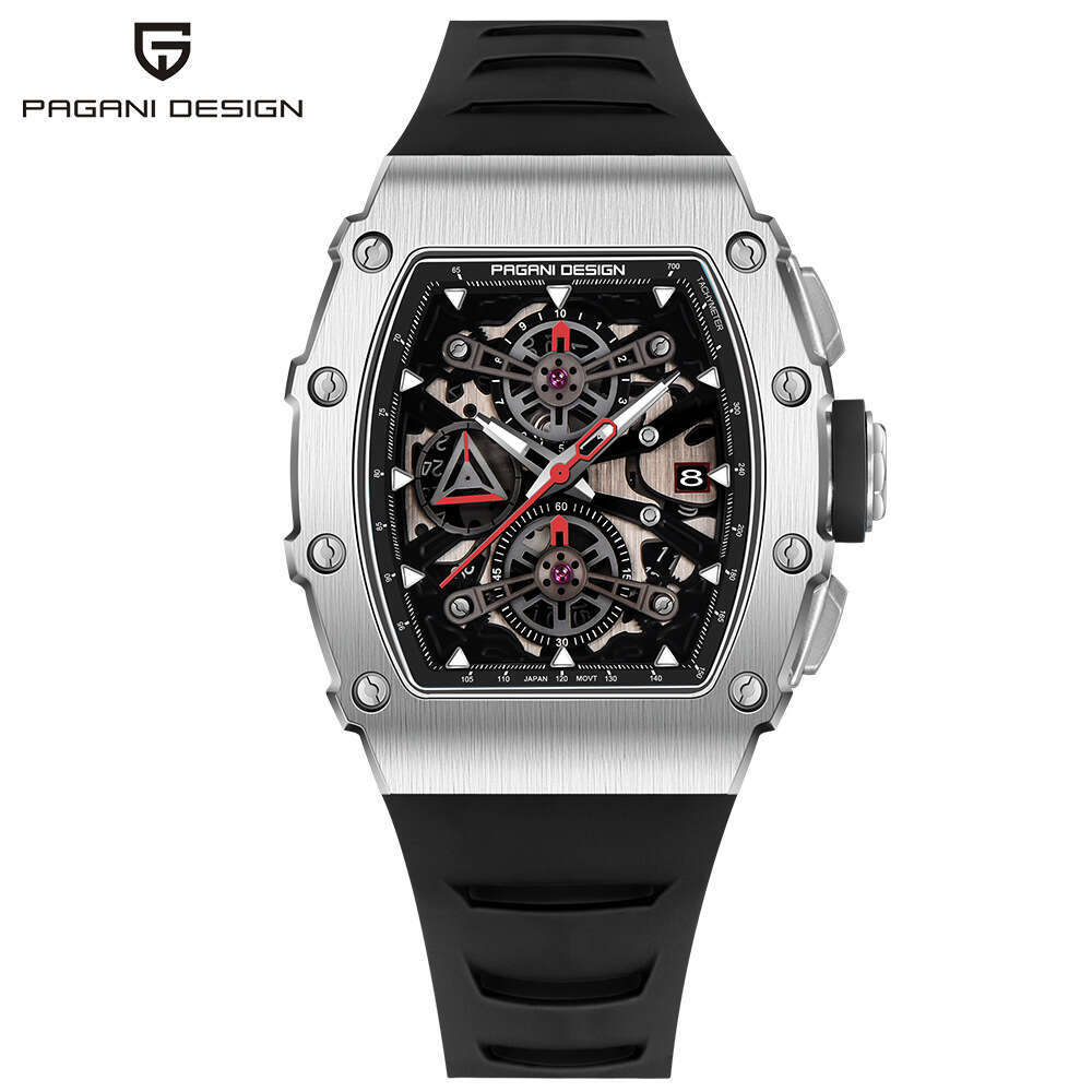 PAGANI DESIGN New Barrel-Shaped Quartz Business Chronograph Men's Watch PD-YS011