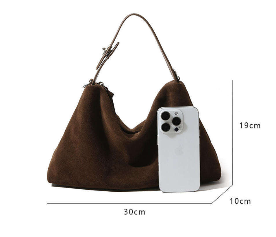 Designer Bags Crossbody pillow bag for women, simple, niche and artistic single-shoulder bag, high-gloss matte cowhide commuting bag