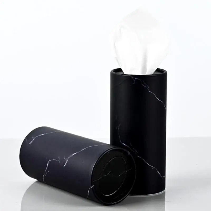 Round Tissue Boxes For Car Automotive Cup Holder Tissue Holder 6 Canisters300 Tissues Car Tissues Cylinder Tissue Holder 251029
