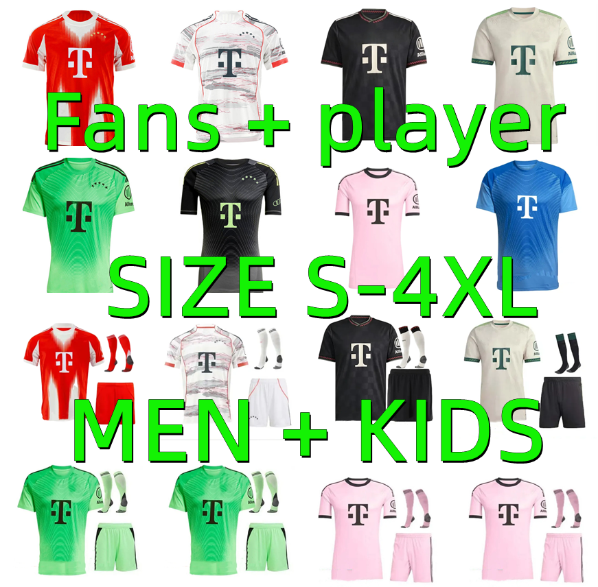 25 26 BayernS soccer jerseys 2025 2026 MUSIALA GNABRY camisa de futebol KIMMICH Oktoberfest Neuer KANE OLISE Munich Luis DIaz player version football shirt Men kids