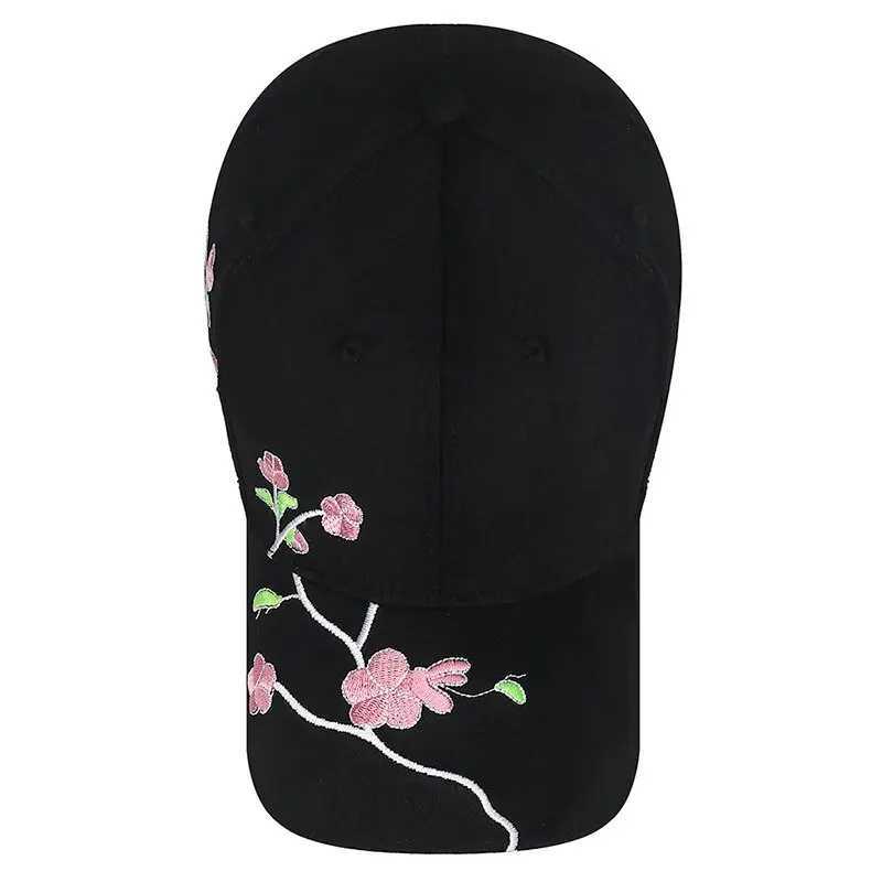 Hat Womens New National Tide Cap Sunshade Sun Hat Spring And Autumn Plum Blossom Embroidery National Style Baseball CapW251029