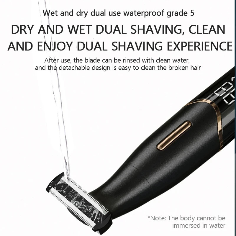 Intimate Areas Haircut Precision Shaver Men Bikini Line Sensitive Razor Balls Eggs Pubic Hair Shaving Trimmer Face Beard Clipper 251029