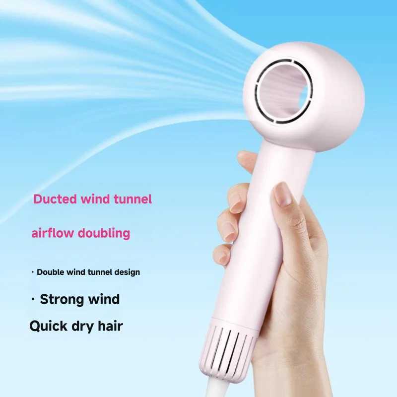 Hollow highspeed hair dryer strong wind does not damage hair negative ion quick drying hot and cold professional hair care ion L251029