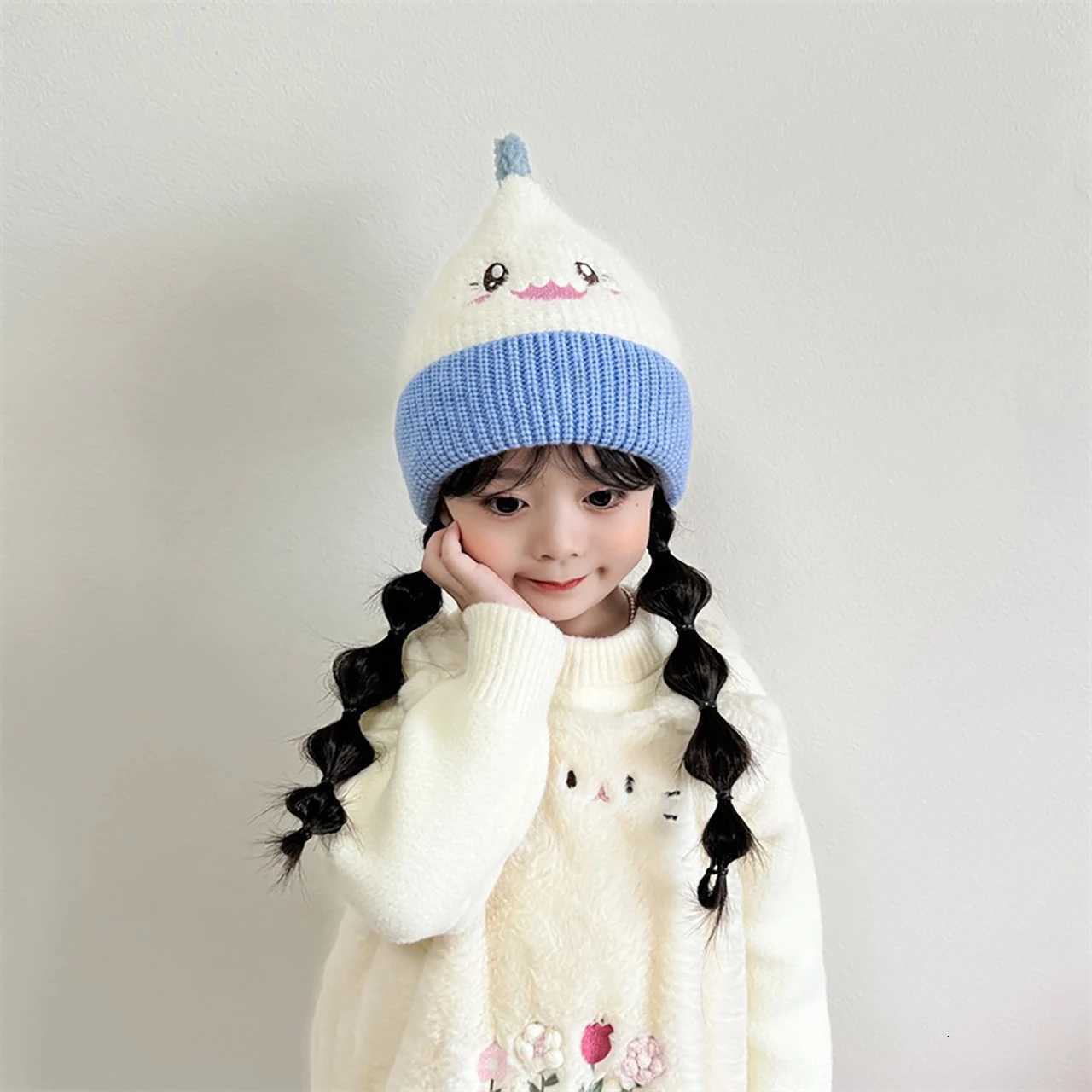 Cute Cartoon Children Knitted Hat Funny Animals Kids Pullover Cap 26Year Boy Girl Woolen Crochet Bonnet Elastic Baby Beanies251028