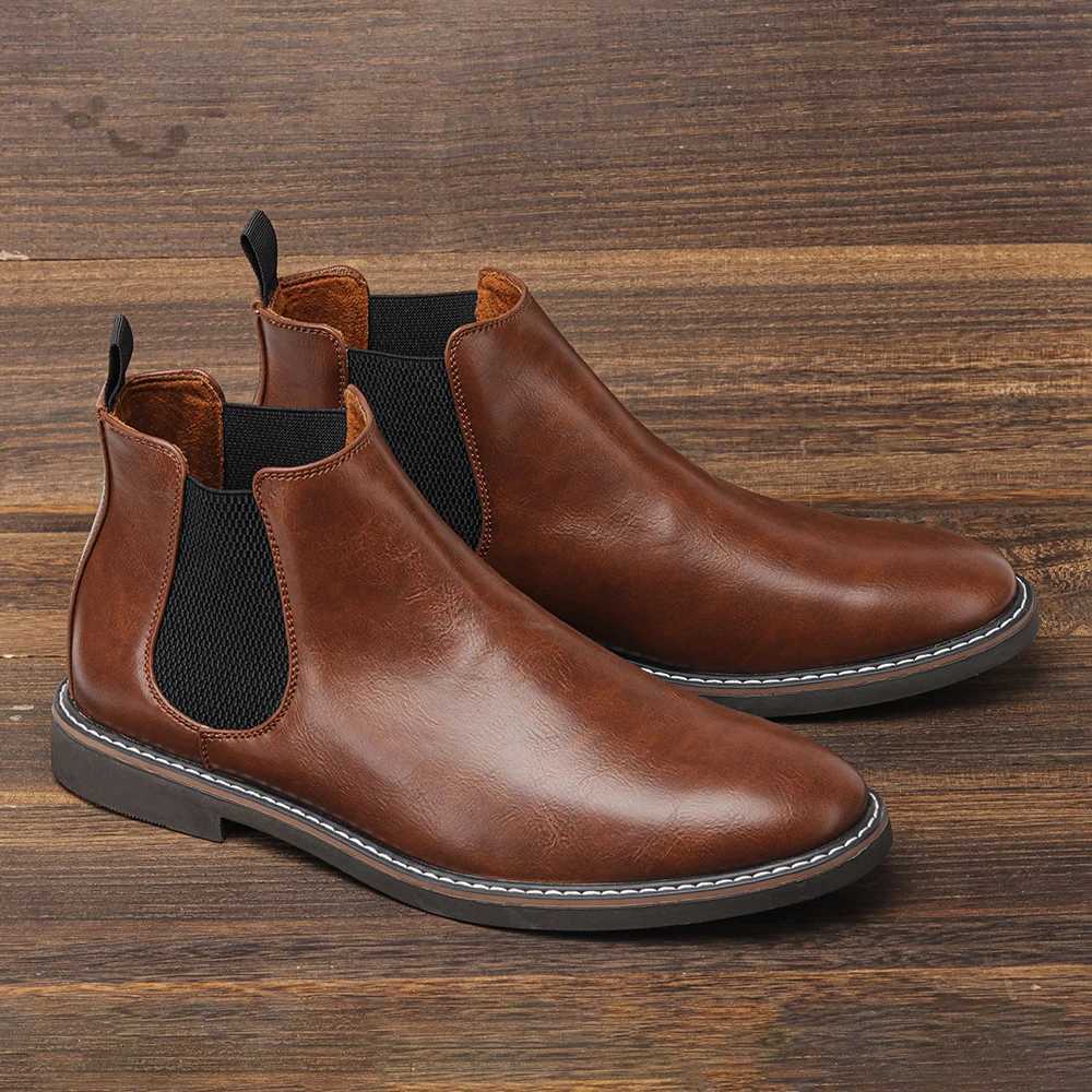 4046 Men Chelsea Boots Brand Retro Comfortable Fashion Men Boots Z251029