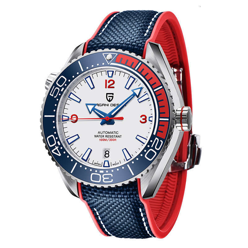 PAGANI DESIGN Fashion Rotatable Digital Bezel Luminous Men's Mechanical Watch PD-1679