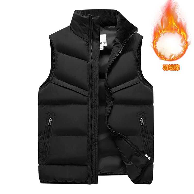 2025 Autumn and Winter New Mens Outdoor Standing Collar Cotton Vest Comfortable Fashionable Highquality Vest Jacket for Men W251029