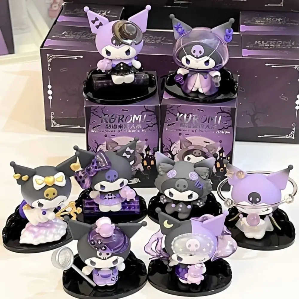 Sanrio Kuromi Blind Box Werewolf kill Series Action Figure Dolls Anime Figures Surprise Bag Cute Model Fans Collection Toy H251217
