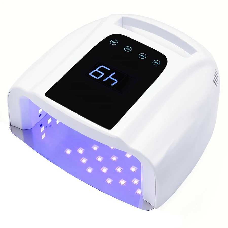 Not Rechargeable Nail Lamp with Handle Professional Gel Polish Dryer Pedicure Machine White Light Source Nail UV LED Lamp J251115