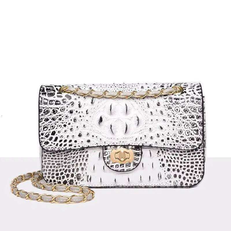 Handbags New esigner Brand Crocodile Chain Shoulder Crossbody Bags For Women Day Clutch Bolsa Feminina