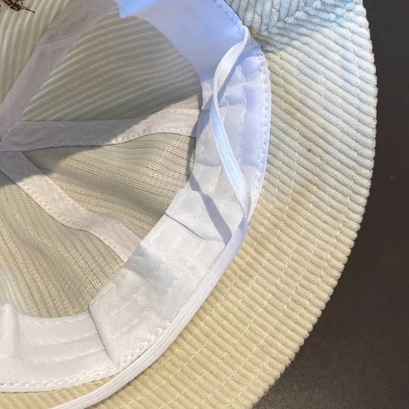 Autumn Corduroy Baby Fisherman Cap Cute Cartoon Bear Kids Basin Caps 624M Boys Girls Outdoor Sunshade Visors Toddler Bucket Hat251028