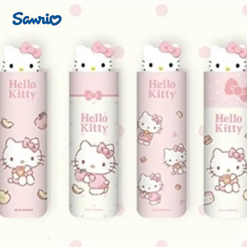 Sanrio Sanrio Kuromi Dual Use Umbrella Kawaii Anime Fashion Commute Student Umbrella Travel Go Shopping Convenient Automatic Umbrella L251029