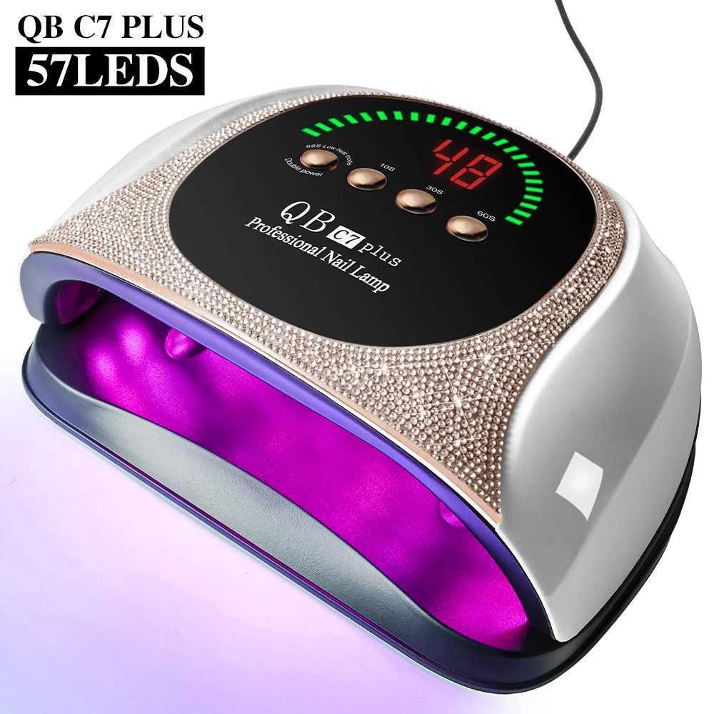 UVLED Nail Dryer Lamp 57 LEDS Quick Drying Gel Polish Curing Light With LCD Display Manicure Equipment Tools for Acrylic Gel J251117