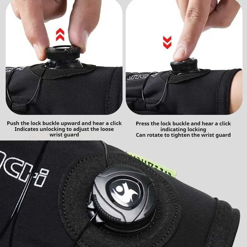 Winter Warm Gloves for Men Women Extended Thickened Windproof and Waterproof Sports Touchscreen Skiing Cycling Gloves J251029