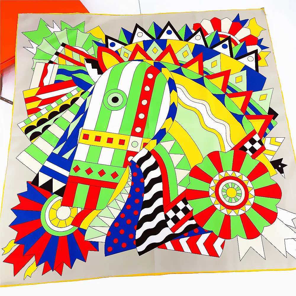 New Brand Manual Hand Rolled Twill Silk Scarf Women Shawls Luxury Design Sun Protection Hijab Fashion Square Scarves NeckerchiefW251029