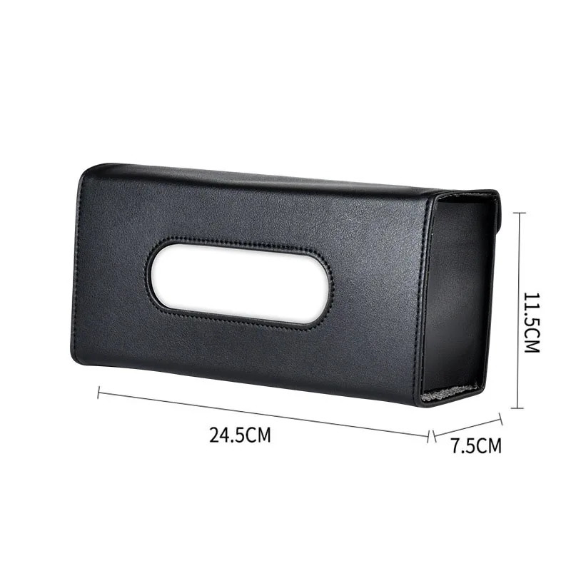 1 Pcs Car Tissue Box Towel Sets Car Sun Visor Tissue Box Holder Auto Interior Storage Decoration 251029