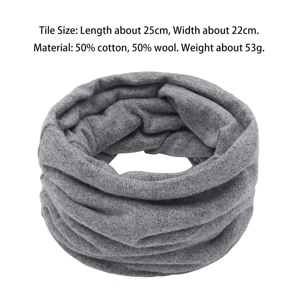 Fashion Winter Scarf For Women Children Boy girl Scarf Thickened Wool Collar Scarves Neck Scarf Cotton Unisex Drop 251021