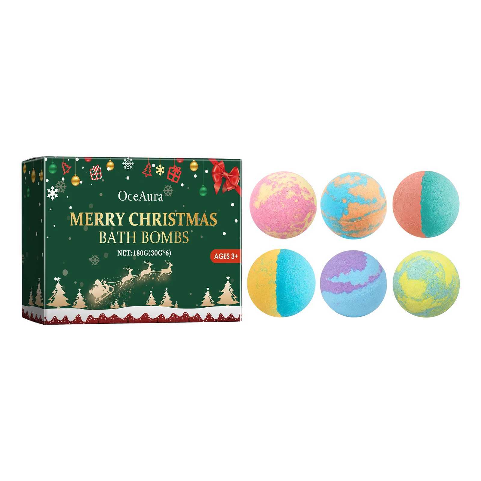 Christmas Ball Bath Exfoliation Deep Cleansing Body Stress Relief Fragrance Aromatherapy Bath Spa Moisturizing Nourish Body Care L251029