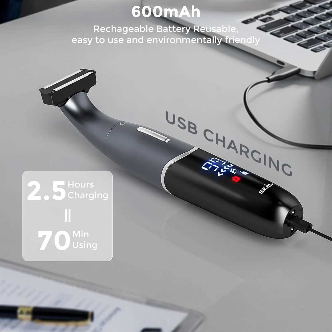 Sejoy 6 in1 Female Electric Epilator Body Hair Trimmer for Men Multifunctional Nose Trimmer Beard Ear Eyebrow Trimmer Shaver J251117