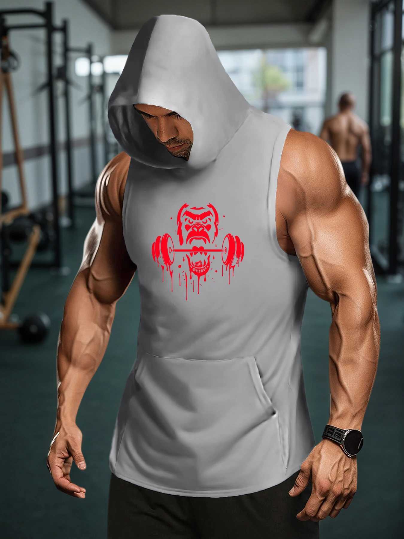 Summer Mens Tank Top Gym Fitness Training Clothing Quick Dry Bodybuilding Sleeveless Shirts Men Fashion Basketball Vest W251029