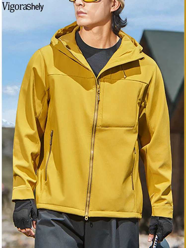 Men Women Hooded Cycling Windbreaker Waterproof Hiking Breathable Rain Jackets Outdoor Camping Climbing Trekking Winter Jacket J251029