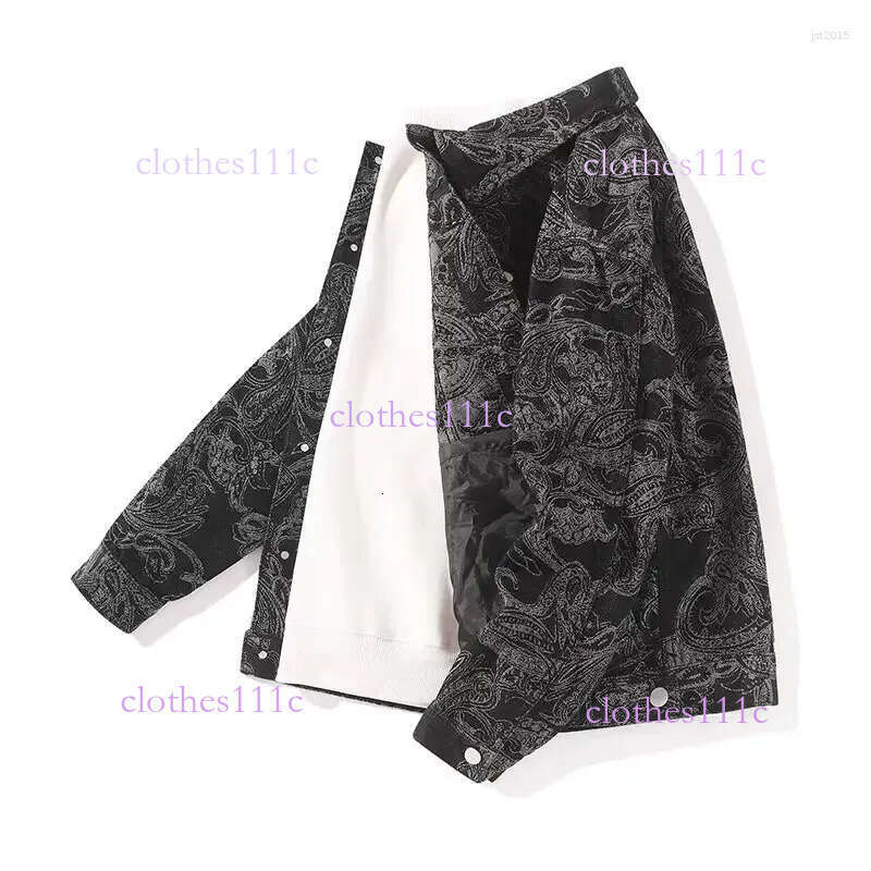 Men's Jackets Spring Autumn Versatiledenim Jacket Trendy Loose-Fit Work Clothes Cloth Factory Direct Selling