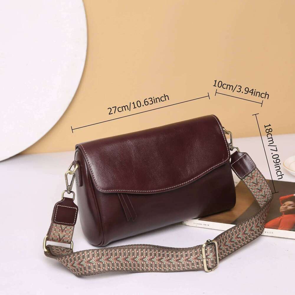 Women's Genuine Leather Shoulder Crossbody Bag Minimalist Design for Office, Dinner & Weekend Outings Durable Everyday Handbag Practical Armpit B