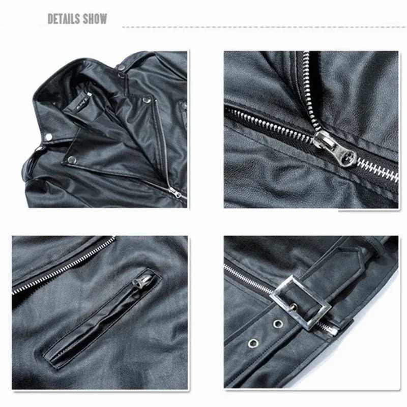 Mrmt 2025 Brand New Mens Leather Jacket Men Jackets Overcoat For Male Outer Wear Man Leather Coat Clothing GarmentT251029
