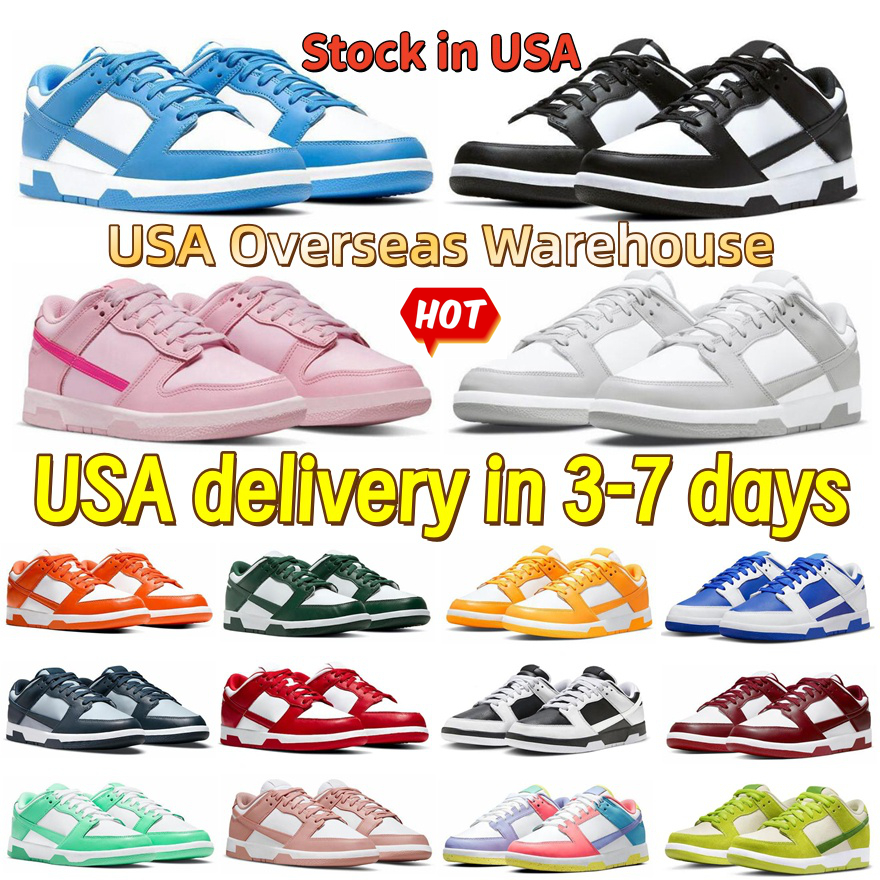 Designer Pandas Running Shoes Low Black White University Blue Grey Fog Kentucky Triple Pink Court Purple Coast Mens Women Sneakers Sports Outdoor Trainers Size 13