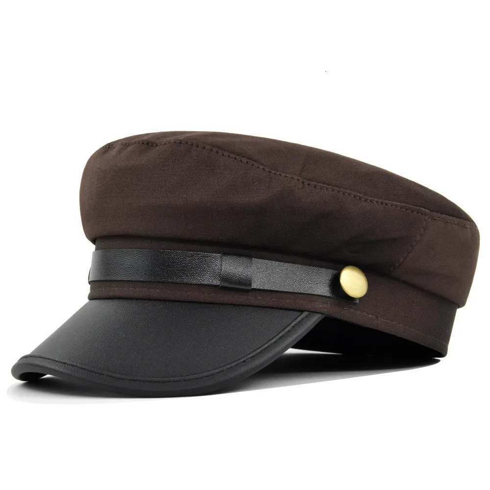 Navy Cap Vintage Flat Octagonal Hat British Style Beret Hats Salior sboy Peaked Caps Outdoor Travel 251013