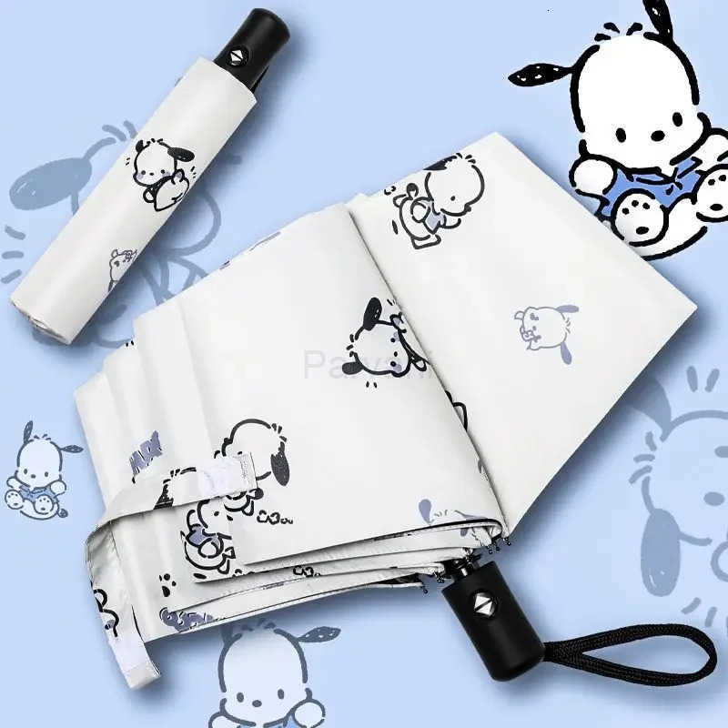 Sanrio Sanrio Pacha Dog Automatic Umbrella Sunshade Sun Protection Cute Cartoon Rain and Rain UV Sun Umbrella L251029