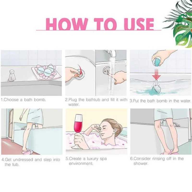 10Pack Aromatherapy Bath Salts Moisturizing Bubble Bath Bombs for Relaxation Stress Relief Fragrant Spa Experience L251029