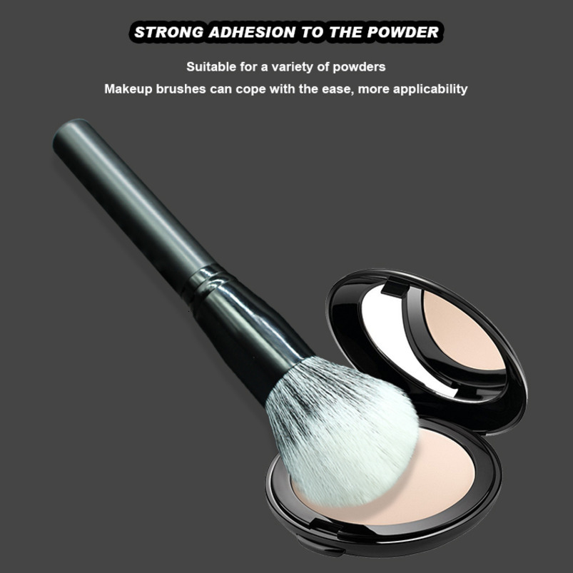 Single Makeup Brush Single Large Loose Powder Brush Mushroom-Head Setting Powder Brush Blush Brush Multi-Functional Synthetic Fiber Portable Brush