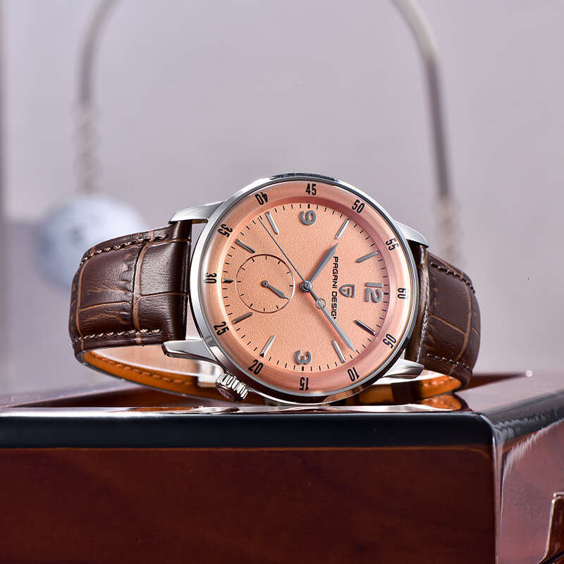 PAGANI DESIGNB New Fashion Men's Mechanical Watch with Double Push Button Butterfly Buckle Strap PD-1790