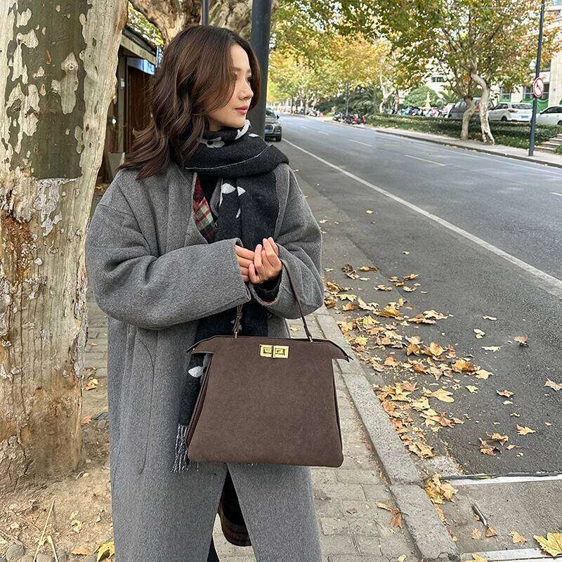 Brand Popular Handbag Women s Leather Shoulder Bag Vintage Look Classic Elegant for All Ocns