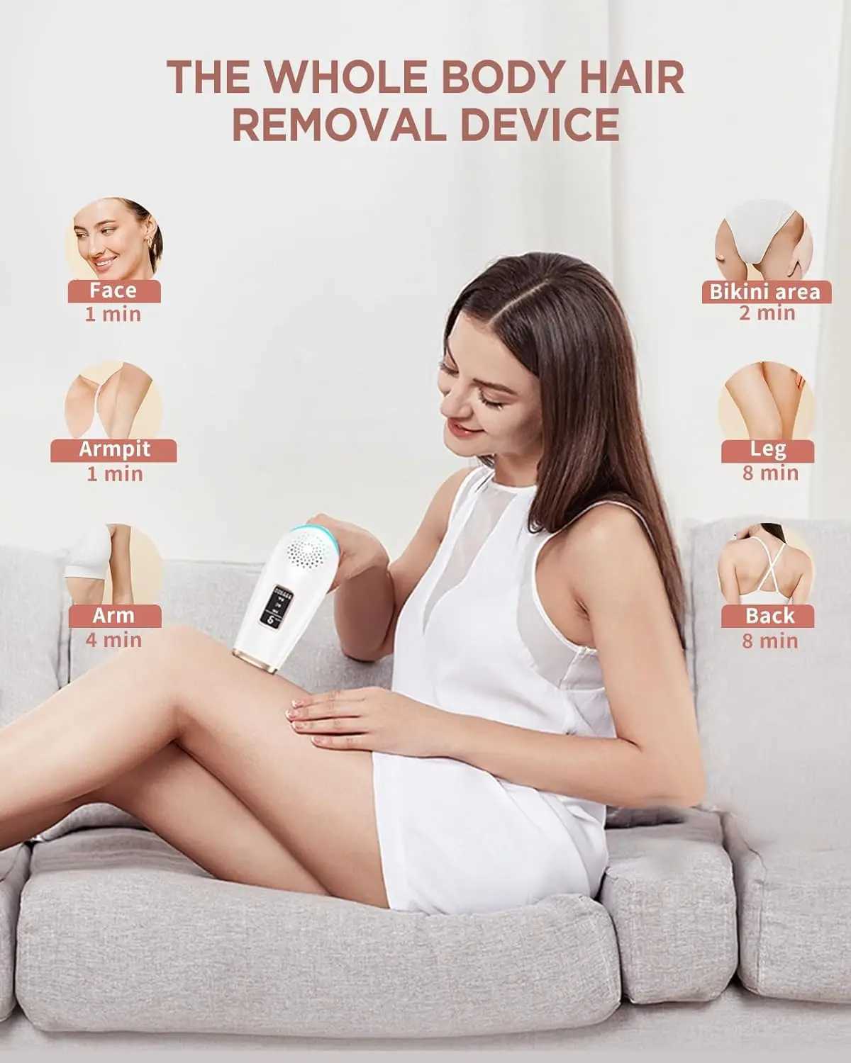 999900 Flashes IPL Hair Removal Safe Permanent Painless Epilator Face Body Arms Leg Whole Body Treament For Men Women Home Use J251117