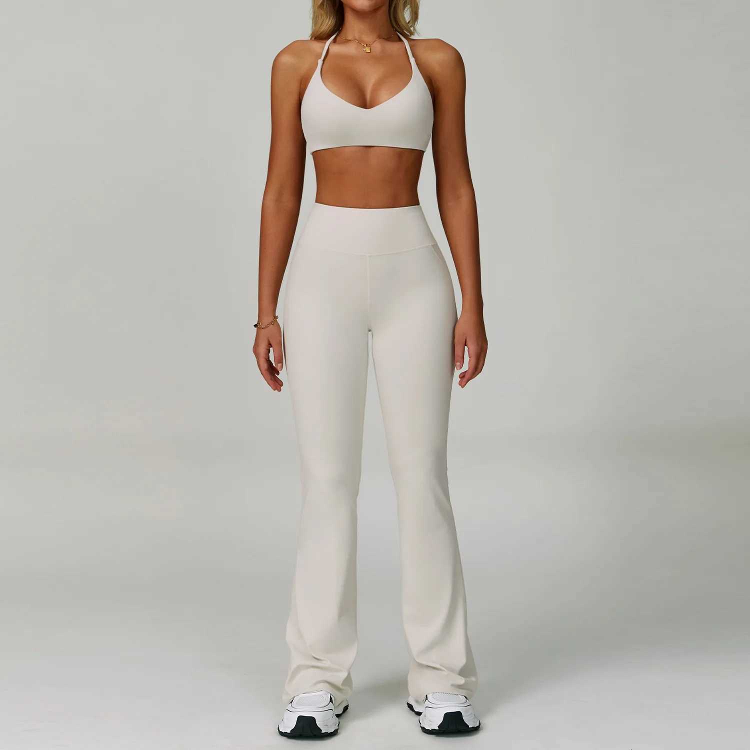 2 Piece Set Womens Tracksuit Fitness Clothes Yoga Sets Sportswear Workout Bra High Waist Leggings Set Gym Clothing Sports SuitsXJ251029