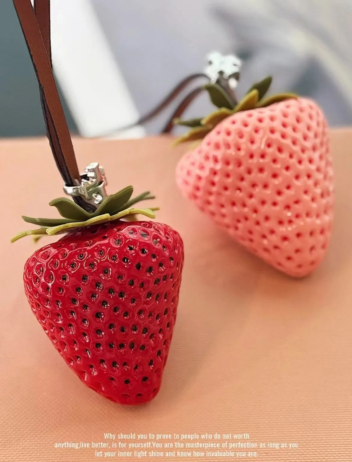 2025 Latest Strawberry Bag Hanger Accessory Pendants For Handbag 251029