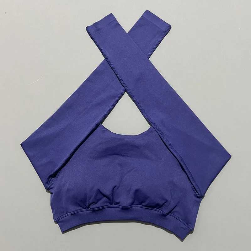 Women Yoga Long Sleeve Shirt Workout Running Crop Top Seamless Active Wear Sports Clothes Gym Clothing Female Fitness SportswearXJ251029