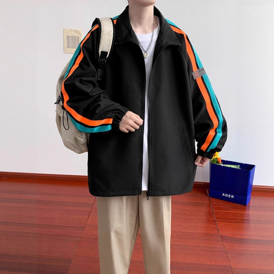 New Spring And Autumn Jacket Men's Thin Loose Casual Sports Jacket Designer Jacket Youth Couple Sportswear