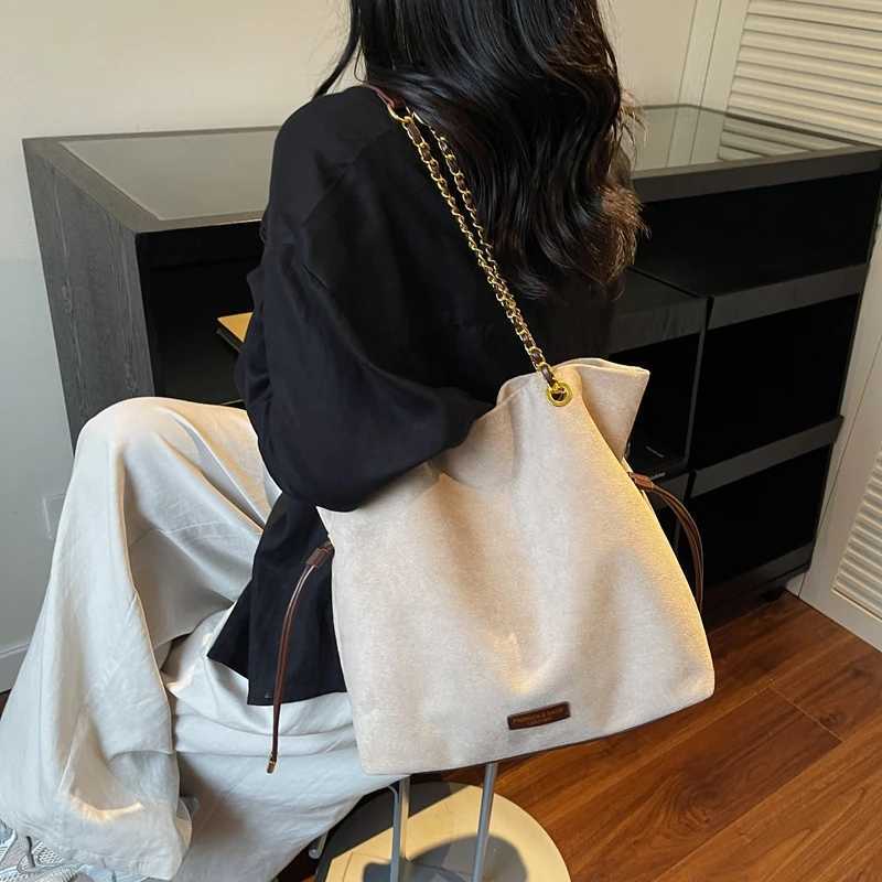 Suede Leather Large Capacity Commuting Womens Tote Bag Luxury Women Shoulder Crossbody Bags Designer Female Handbags Sac A Main W251029