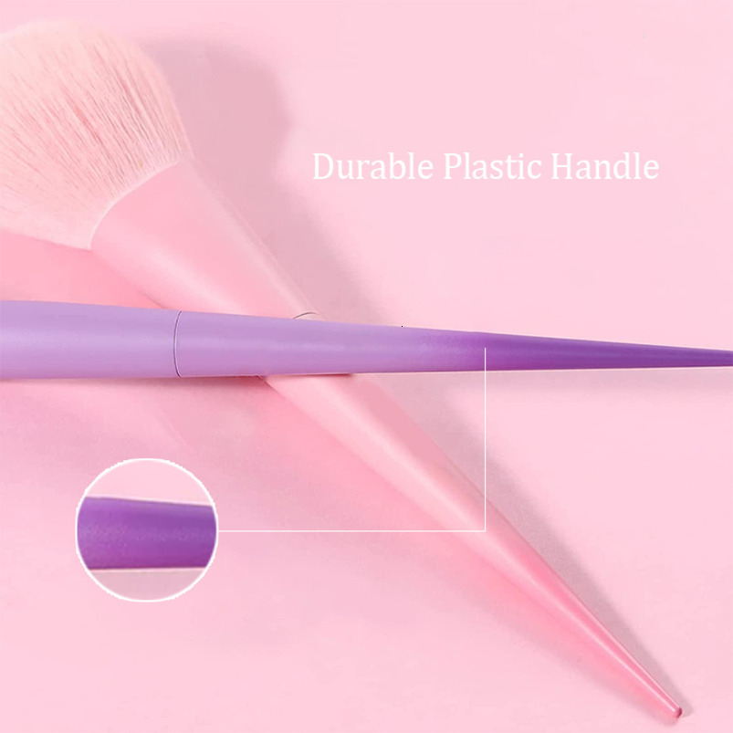 17-Piece Macaron-Colored Makeup Brush Set: Candy-Dream Rainbow Makeup Brush Collection Beauty Tools