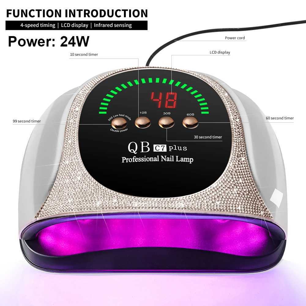UVLED Nail Dryer Lamp 57 LEDS Quick Drying Gel Polish Curing Light With LCD Display Manicure Equipment Tools for Acrylic Gel J251117