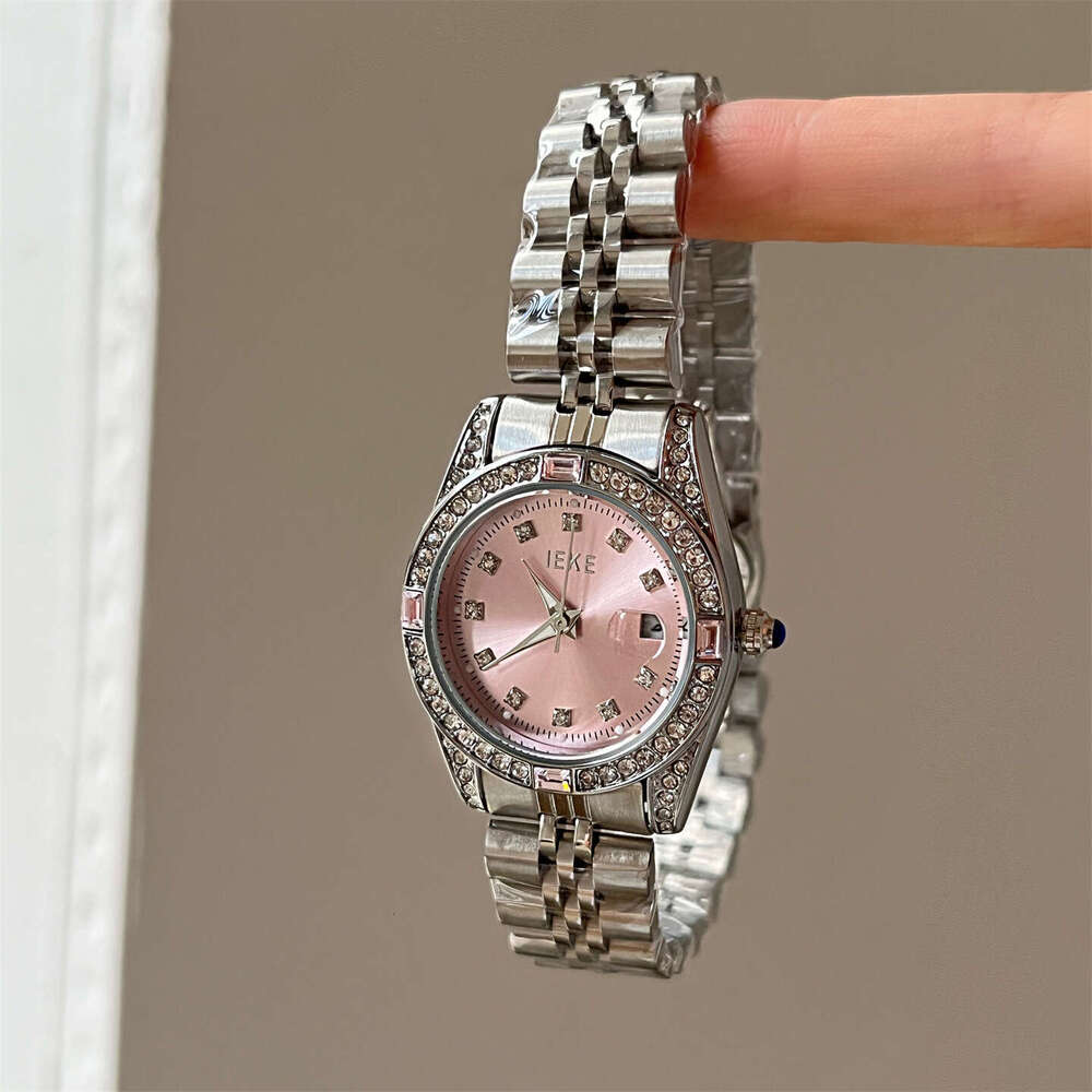 Gypsophila Inlaid Diamond Fashion Exquisite Steel Designer Band Quartz Light Design Luxury High-end Trendy Women's Watch Hot Sale