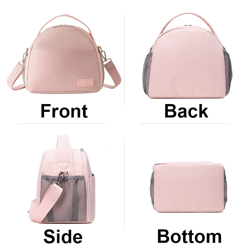 Fashion Insulated Heart Lunch Bag for Women Large Capacity Thermal Cooler Crossbody Tote Portable Lunch Box for Work 251029