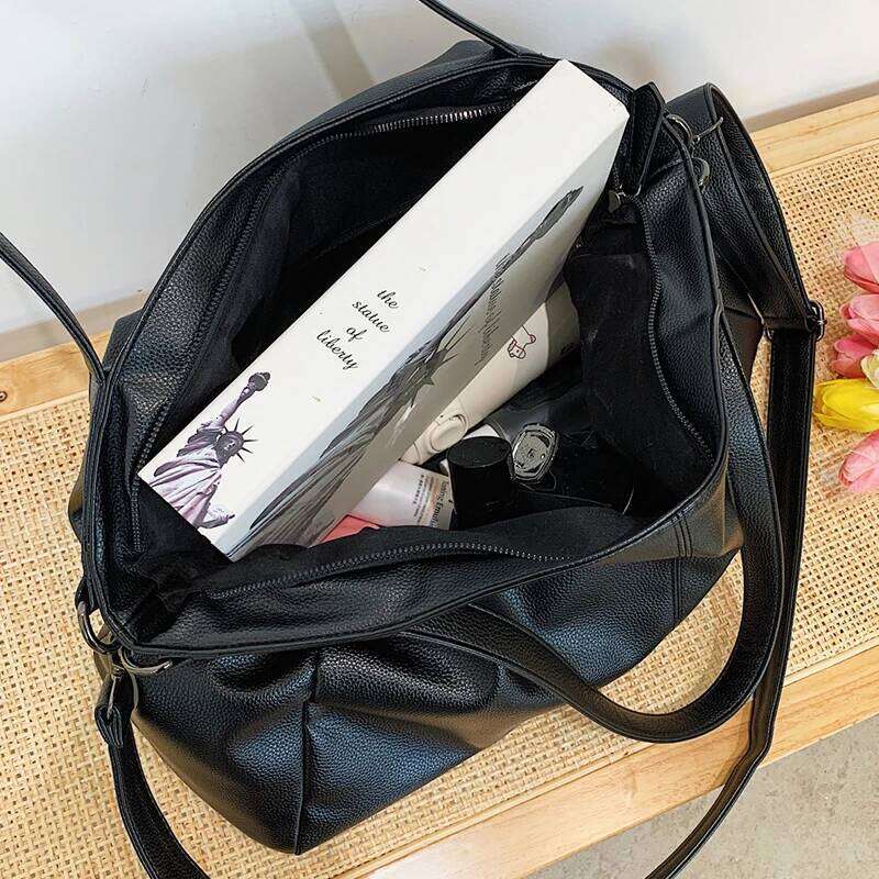 Big Coffeetote Bags For Women Large Hobo Shopper Roomy Handbag Quality Soft Leather Crossbody Ladies Travel Shoulder Bag 251029