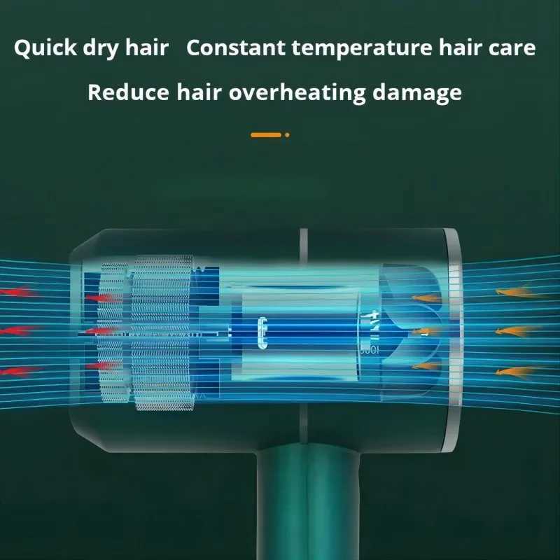 New Portable Hair Wrap HighPower Anion Salon Electric Hair Dryer Quick Drying Household Salon Fast Dry Multifunction Appliance W251029